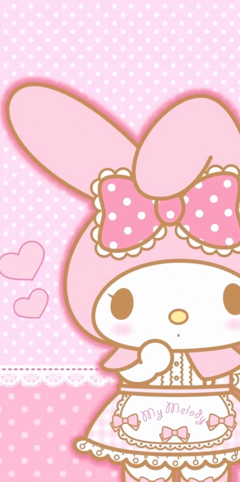 Hình nền My Melody trên màn hình máy tính