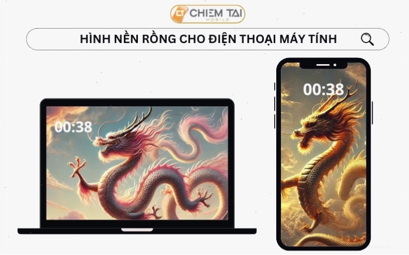Hình nền rồng 3D ấn tượng