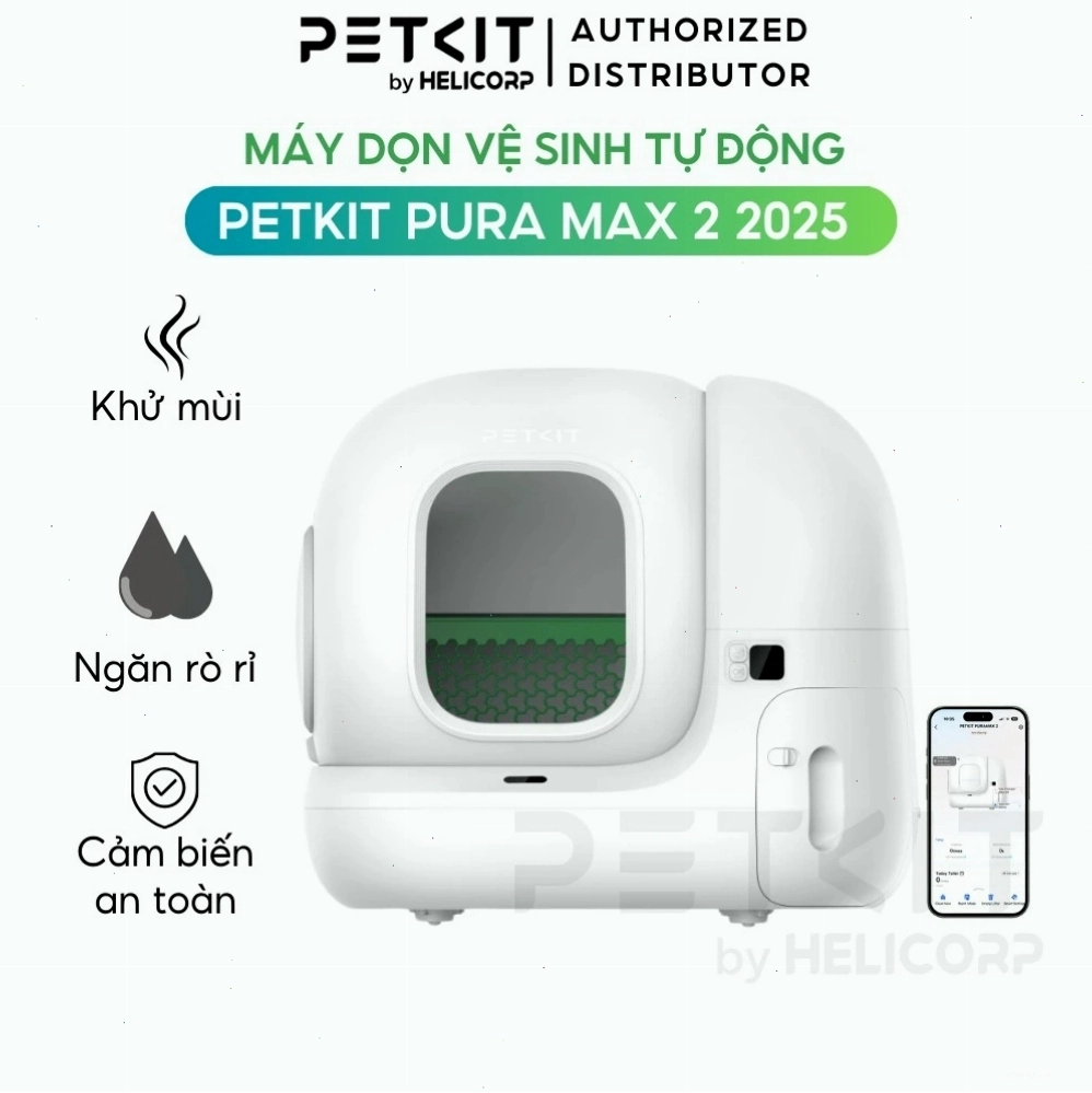 Máy dọn phân tự động Petkit Pura Max giúp giữ vệ sinh