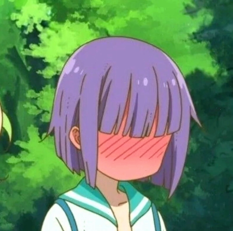 Meme anime thể hiện sự ngại ngùng và bối rối khi bị trêu chọc