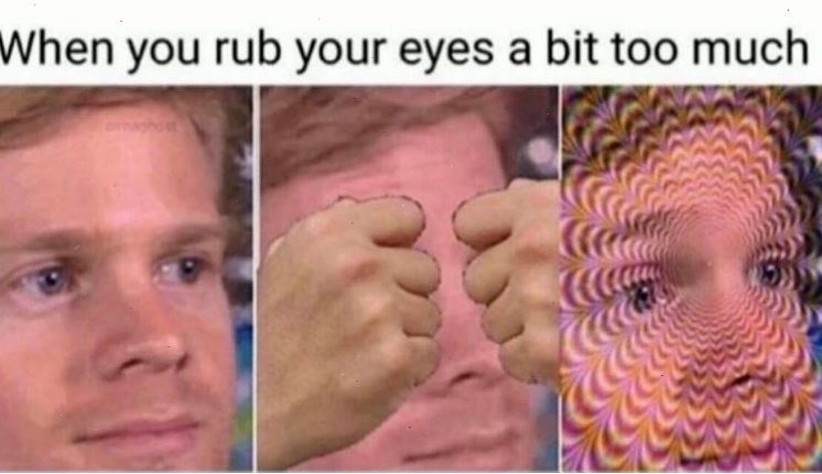 Meme đôi mắt thức tỉnh