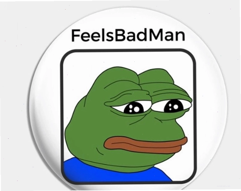 Meme ếch xanh buồn với cái nhìn xa xăm