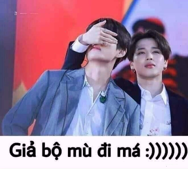 Meme giả vờ mù hài hước