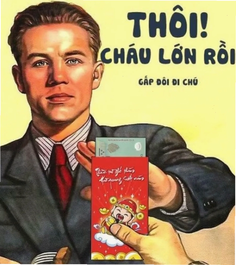 Meme lì xì troll đầu năm