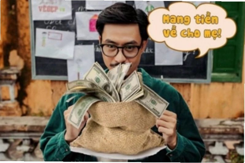 Meme nhiều tiền với biểu cảm đắc thắng