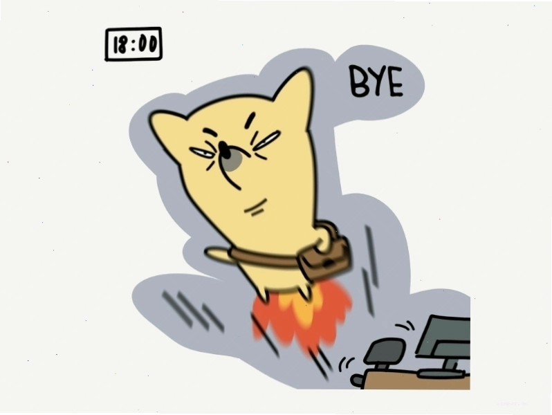 Meme sau 18 giờ làm việc