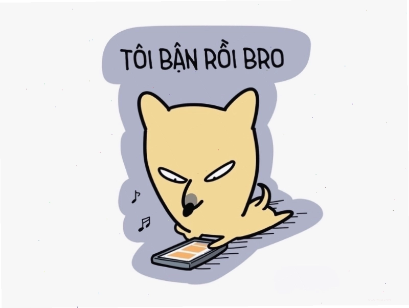 Meme thể hiện sự bận rộn