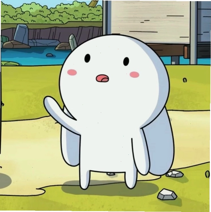 Meme thỏ bảy màu thể hiện sự thích thú