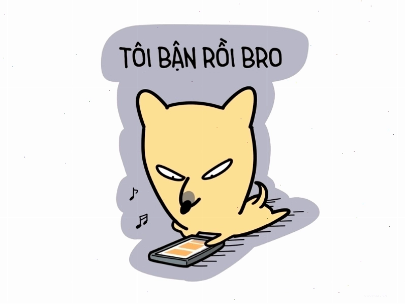 Meme "tôi bận rồi bro" thể hiện sự từ chối khéo léo