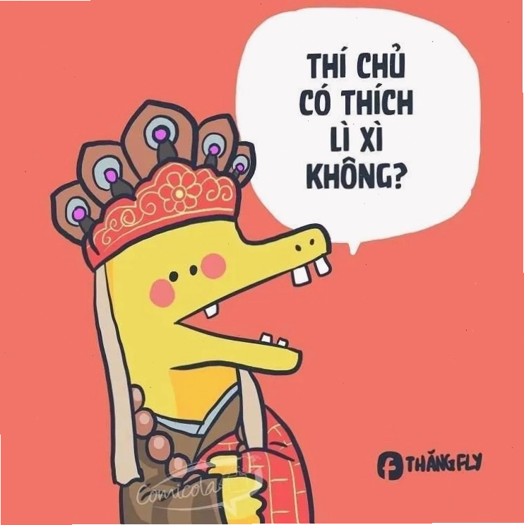 Meme về việc xin lì xì
