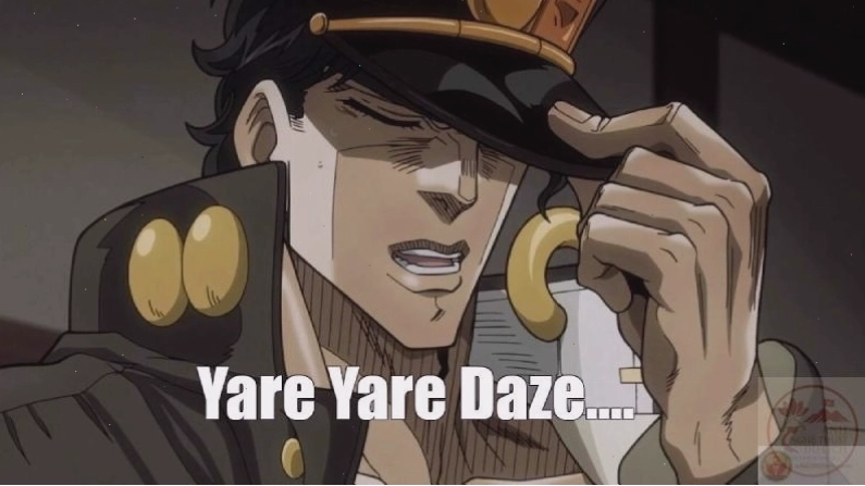 Meme Yare Yare Daze biểu tượng của sự chán nản và bất cần