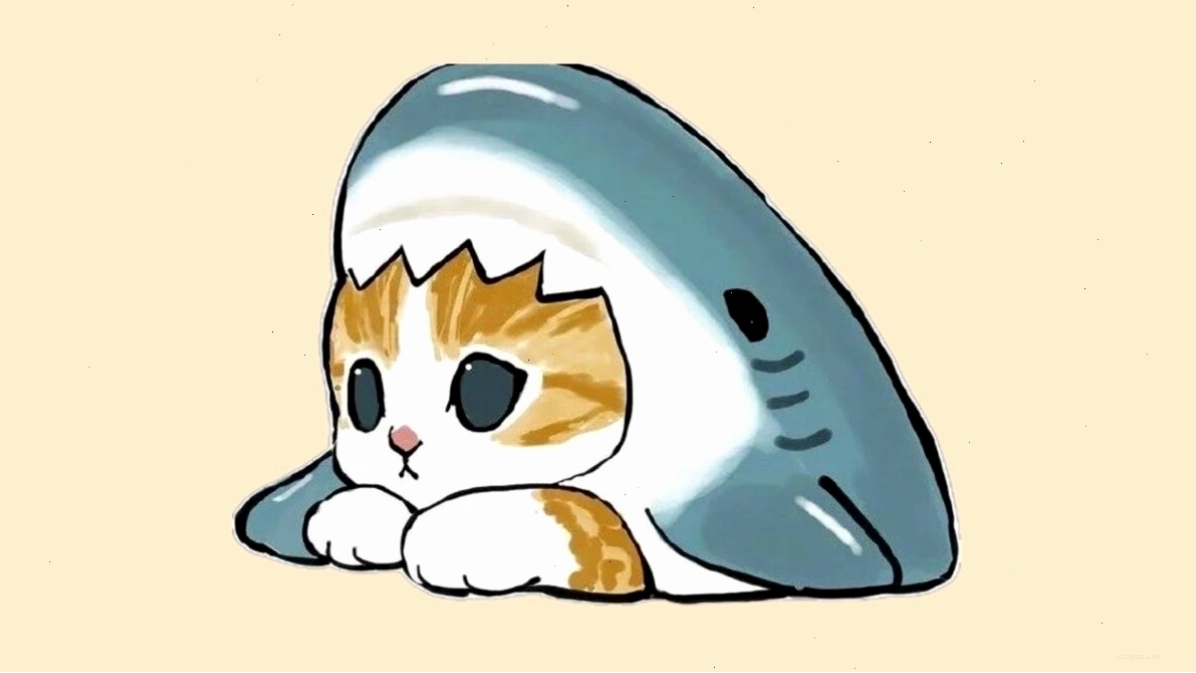 Mèo chibi anime với phong cách dễ thương và màu sắc tươi tắn