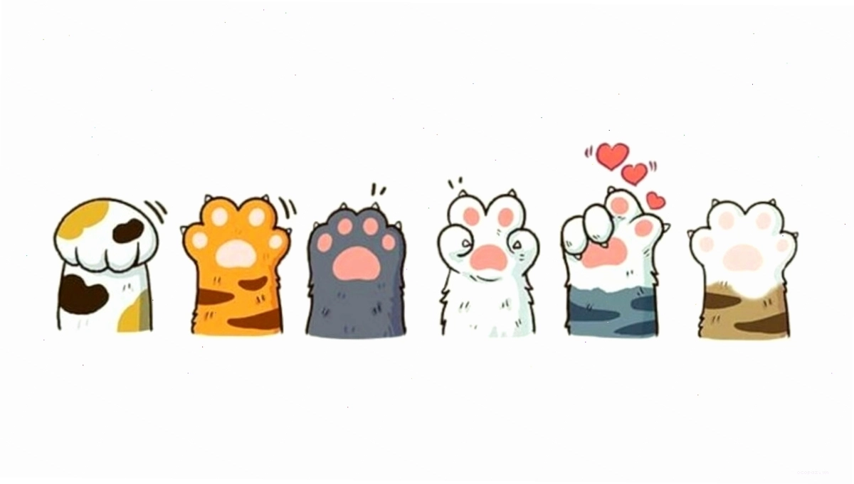Mèo chibi ngồi trên bệ cửa sổ
