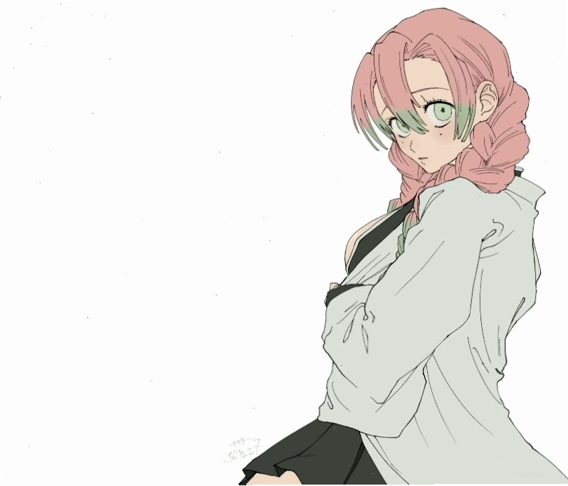 Mitsuri anime với thanh kiếm đặc trưng