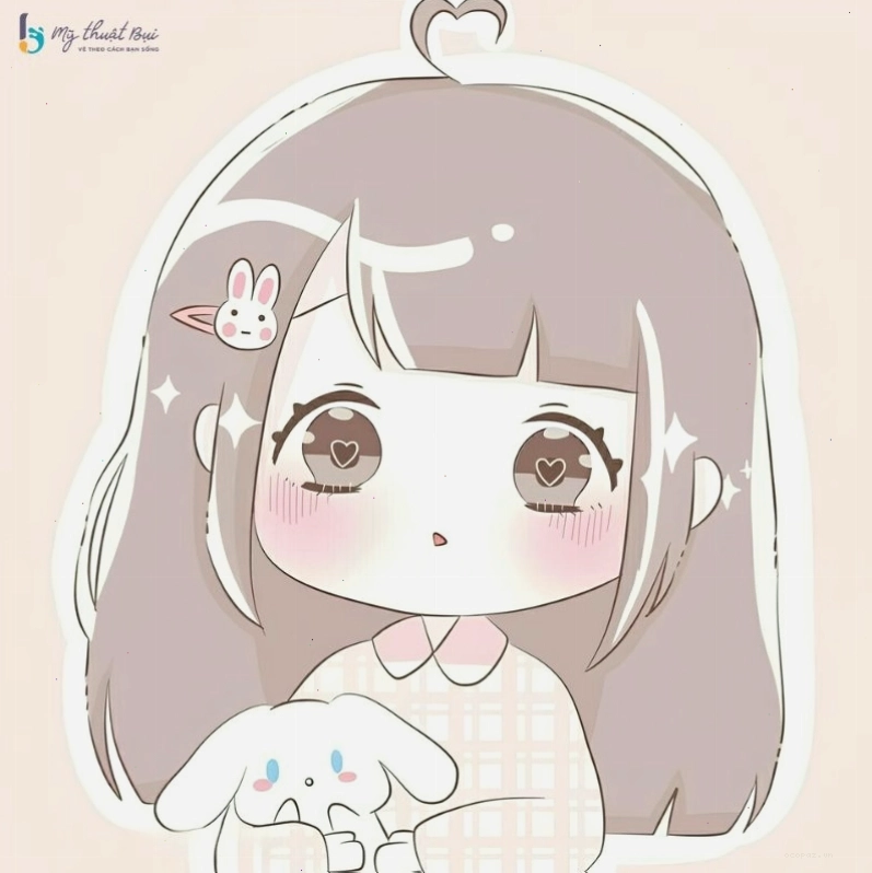 Nhân vật anime chibi vui vẻ