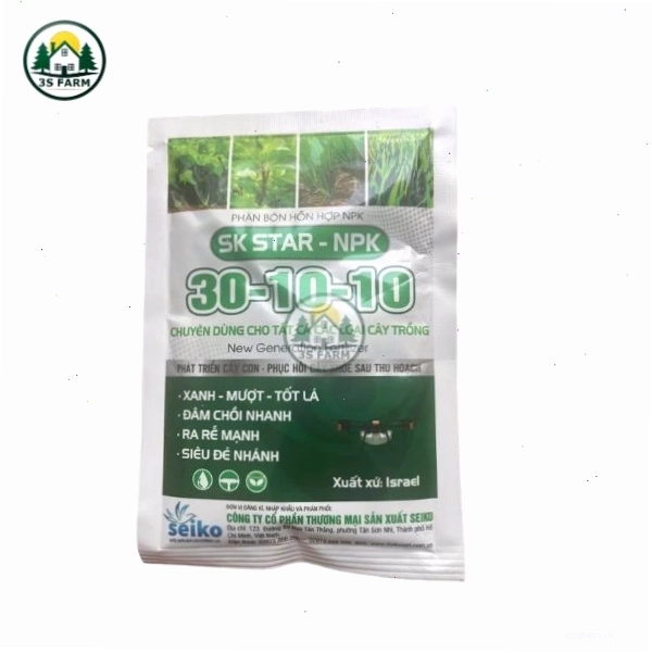 NPK 30-10-10 Haifa – Siêu Xanh Lá, Siêu Vọt Đọt