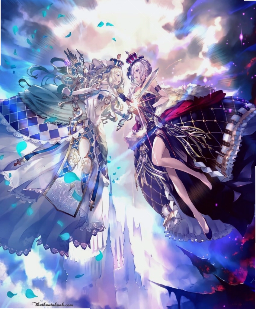 Nữ ác quỷ anime với vẻ đẹp ma mị và đôi cánh huyền bí