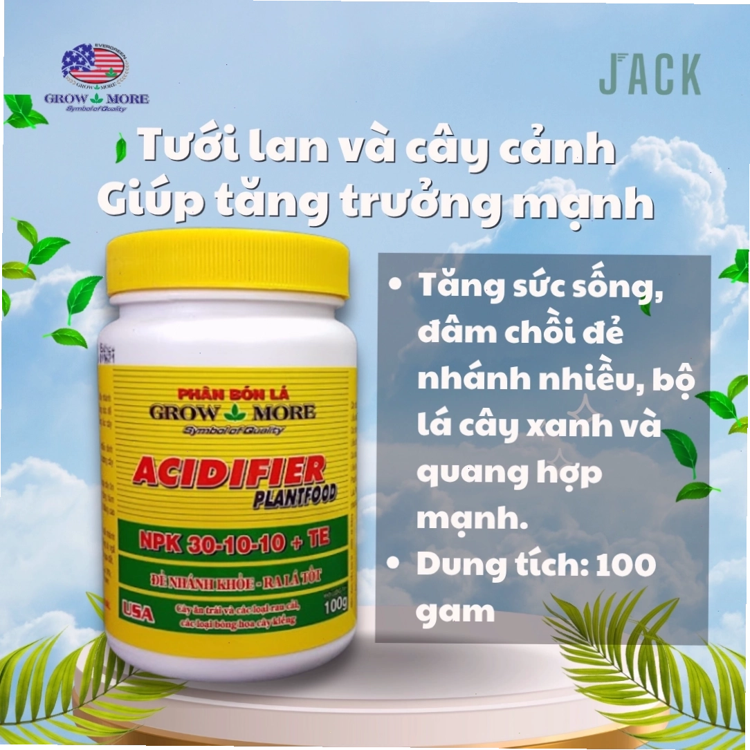 Phân bón Grow More 30-10-10 cho cây trồng