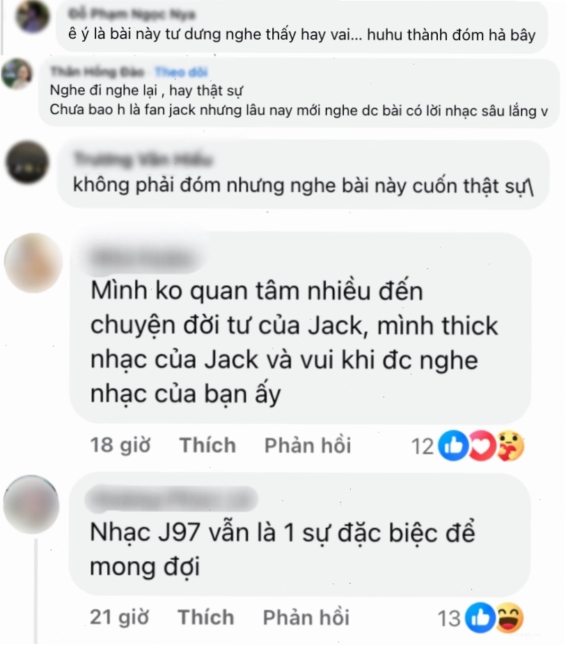 Phản ứng tích cực của cư dân mạng đối với ca khúc Dưới tán cây khô hoa nở