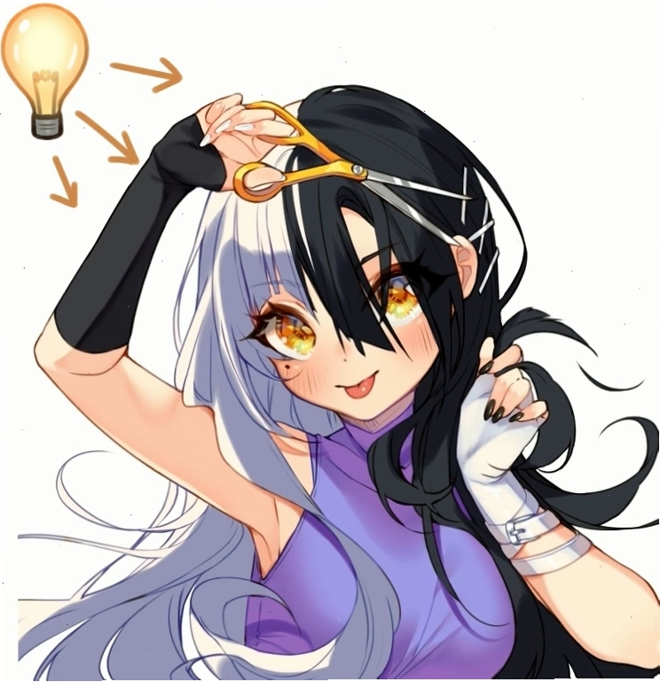 Tô bóng tóc anime dựa trên nguồn sáng xác định