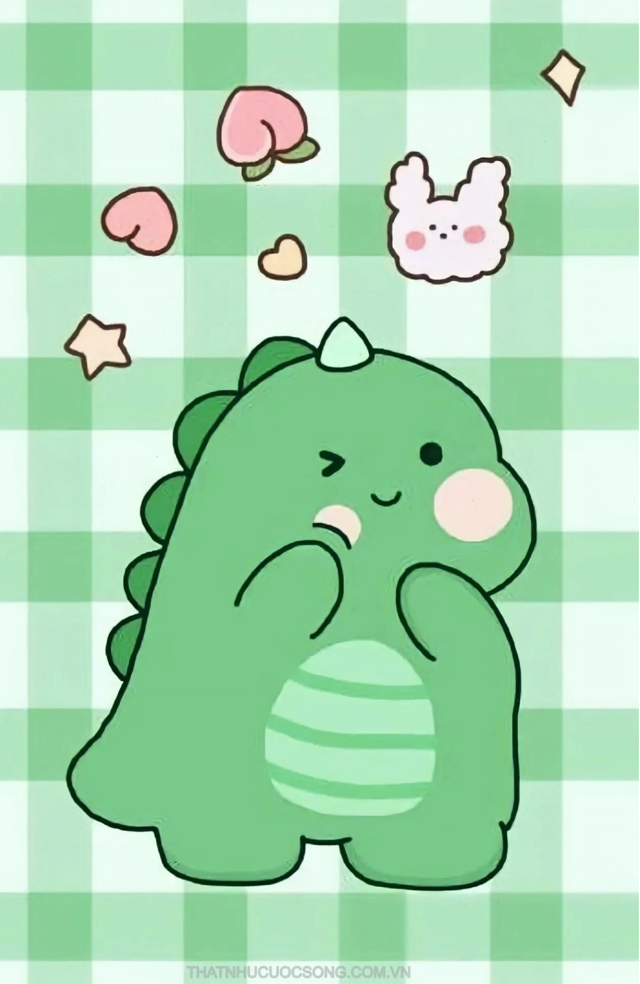 Top hình nền khủng long dễ thương cute