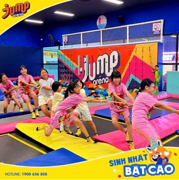 Trải nghiệm vui chơi tại Jump Arena