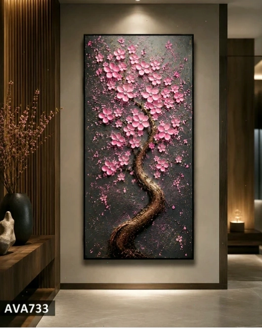 Tranh sắc hoa rực rỡ đa dạng
