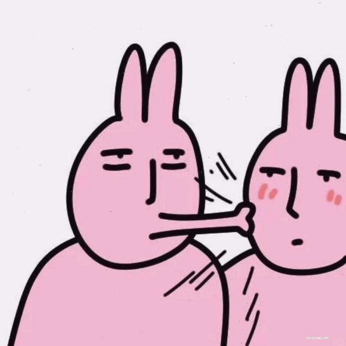 Tuyển tập meme thỏ hồng với nhiều biểu cảm khác nhau