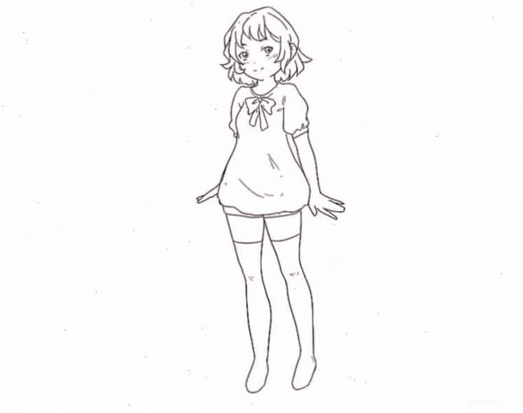 Vẽ trang phục và tóc cho nhân vật anime