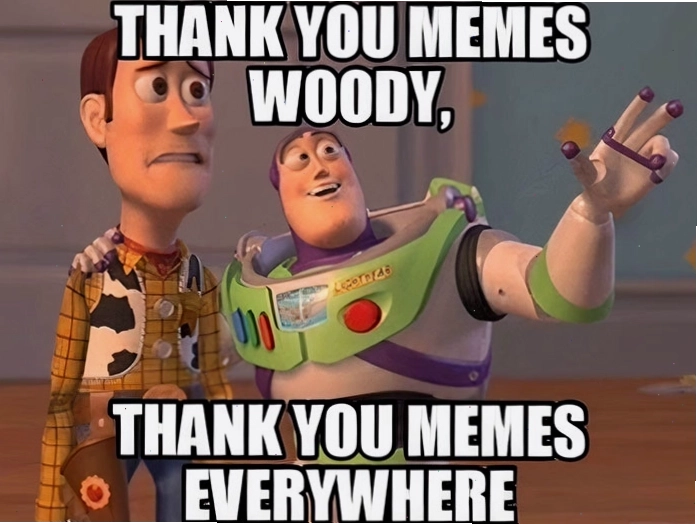 Woody và Buzz Lightyear nói lời cảm ơn