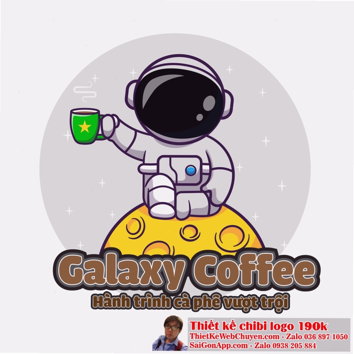Phi hành gia chibi là biểu tượng của sự sáng tạo và ước mơ bay xa