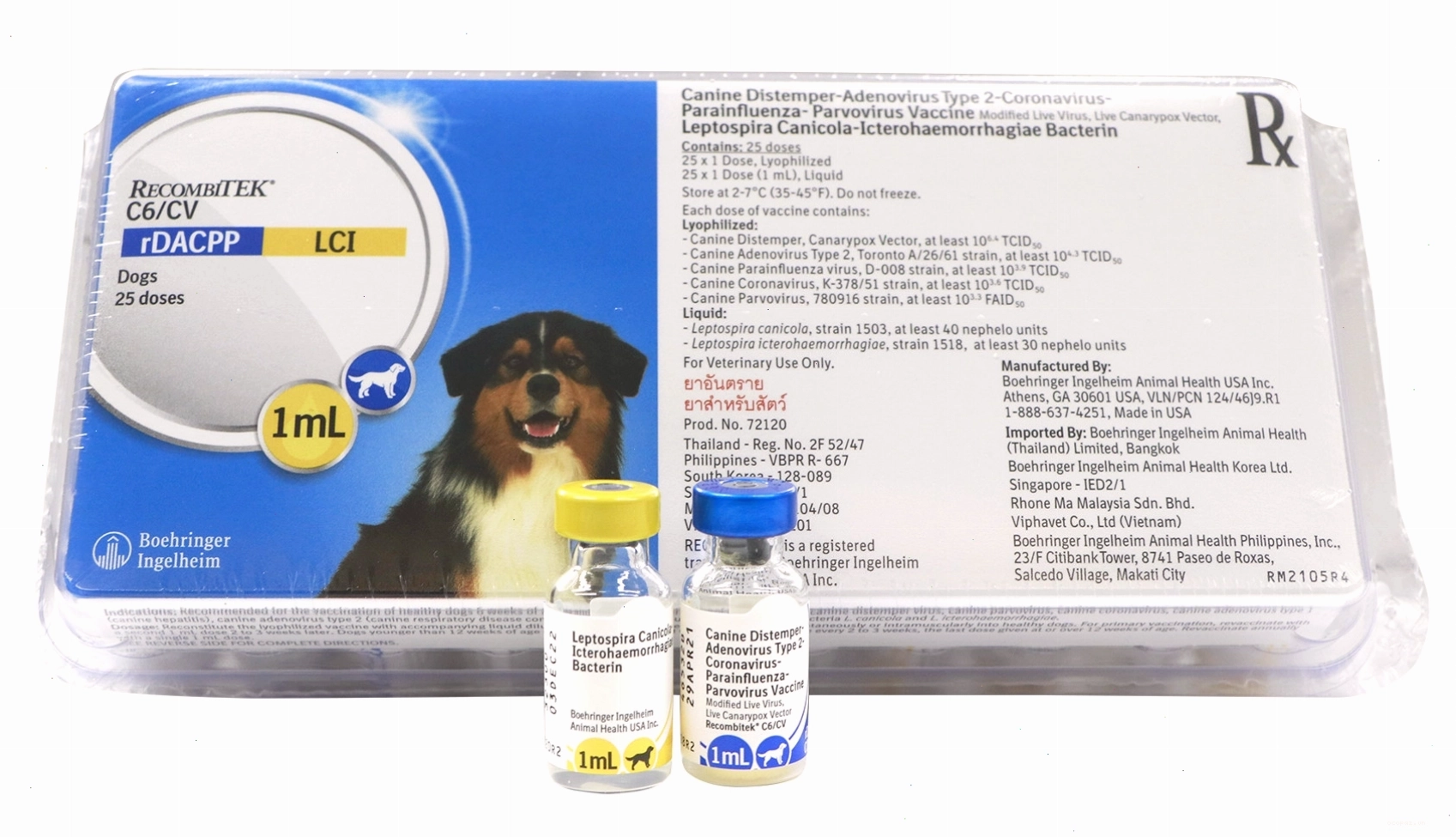 Vắc xin Recombitek của Merial từ Hoa Kỳ