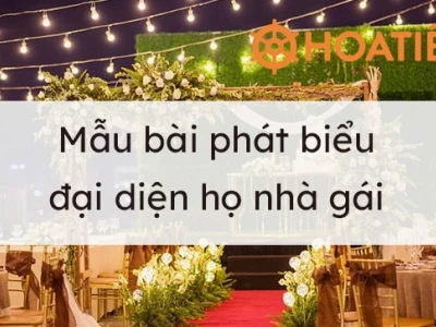 Bài phát biểu đám cưới họ nhà gái ngắn gọn, ý nghĩa 2026