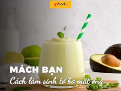 Cách làm sinh tố bơ dầm đường ngon khó cưỡng cho mùa hè 2026