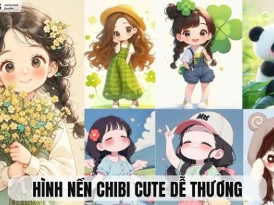 Tuyển Tập Hình Nền Cute Chibi Nữ Đáng Yêu Cho Năm 2026