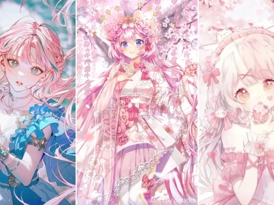 Bộ sưu tập ảnh anime girl tóc hồng dễ thương nhất 2026